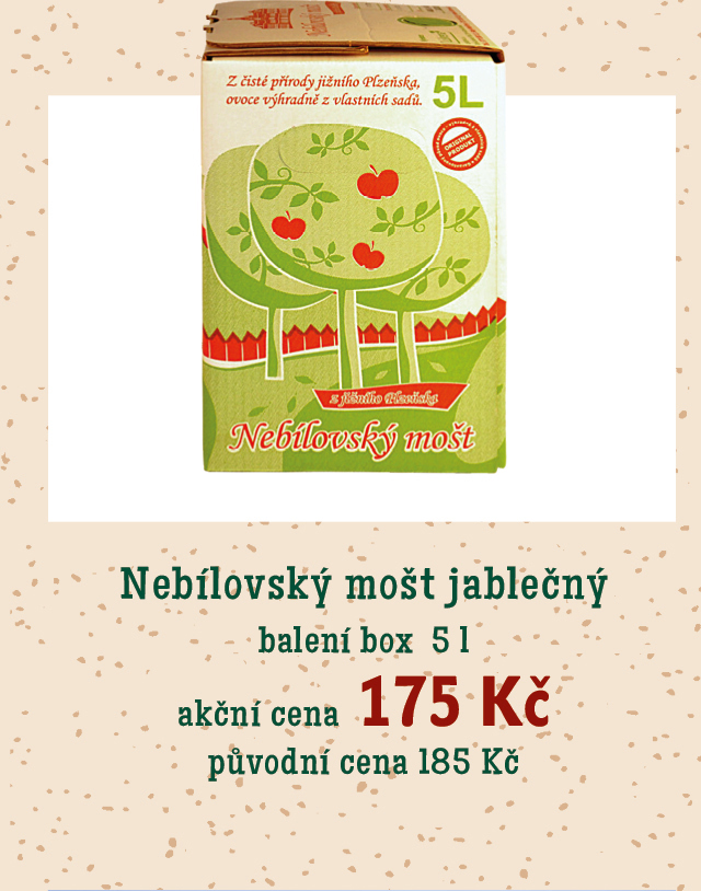 Nebílovský mošt jablečný